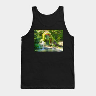 Fountain in botanical garden Tank Top